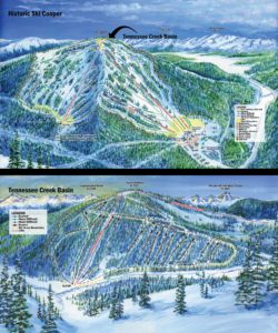 Ski Cooper 2021-2022 Trail Map