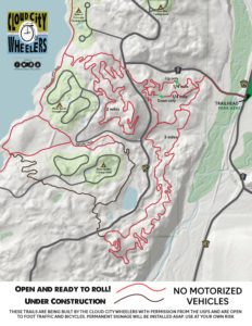 Turquoise Lake MTB Trail Map Leadville CO