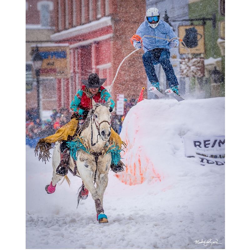 Leadville Ski Joring @marklarowephoto