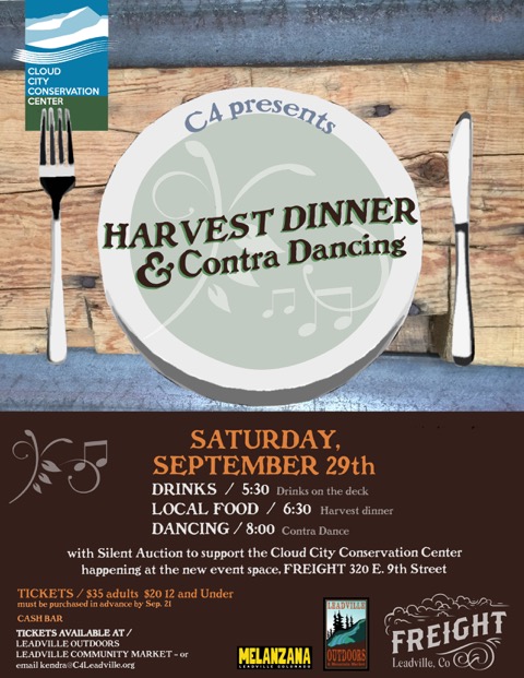 C4 Harvest Dinner & Contra Dancing in Leadville CO