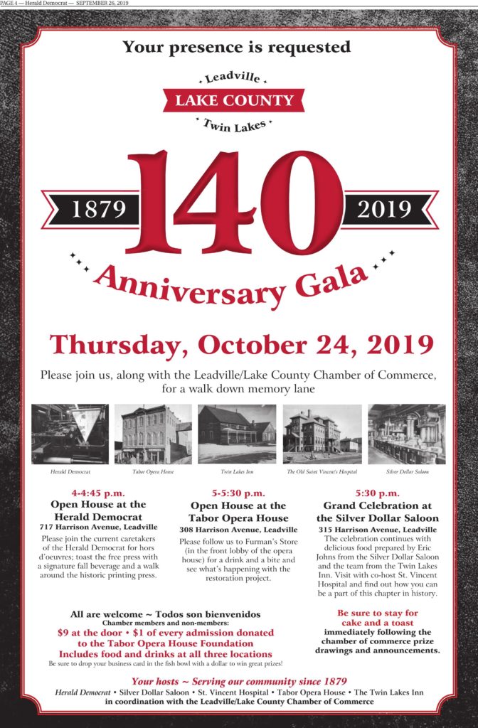 140th Anniversary Gala