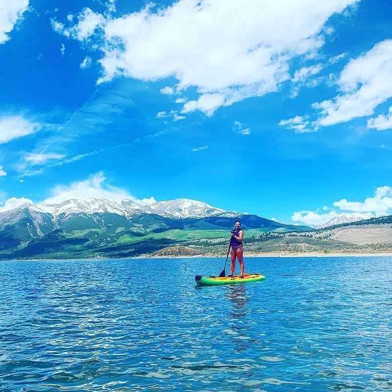 SUP on Twin Lakes by @supandcycle on Instagram
