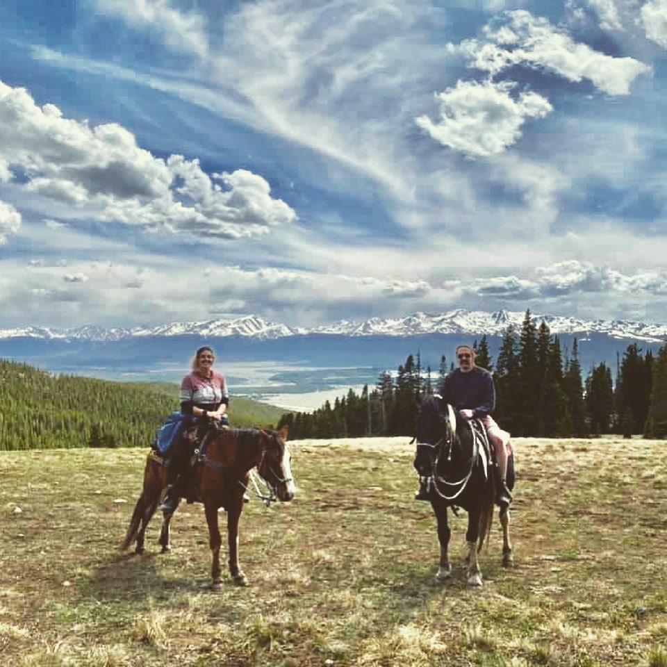 Horseback riding near Leadville by @sampurplehayes on Instagram