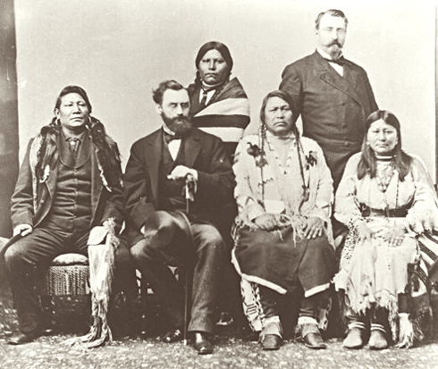 Delegation of Ute Indians in Washington, D.C. in 1880