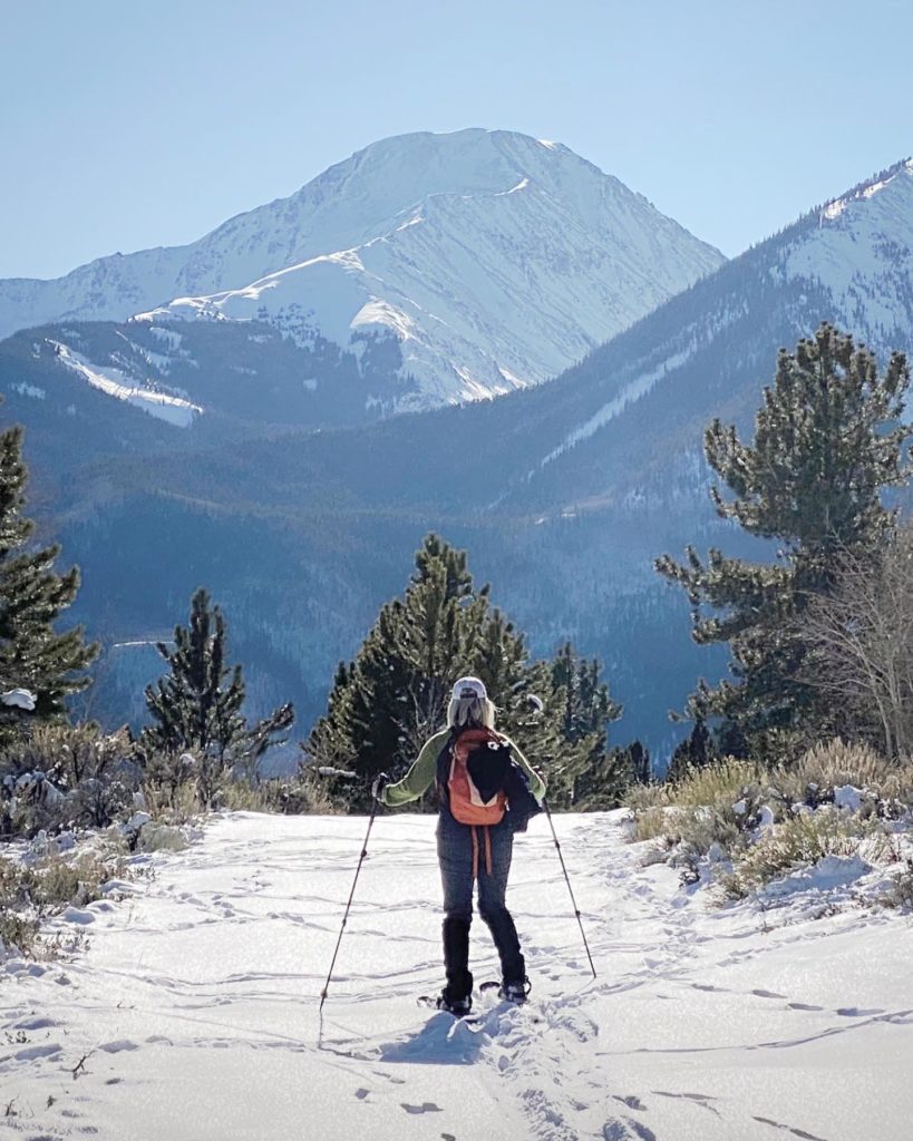 Snowshoeing by @leadvillehome