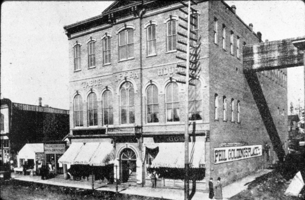 Historical photo of Tabor Opera House