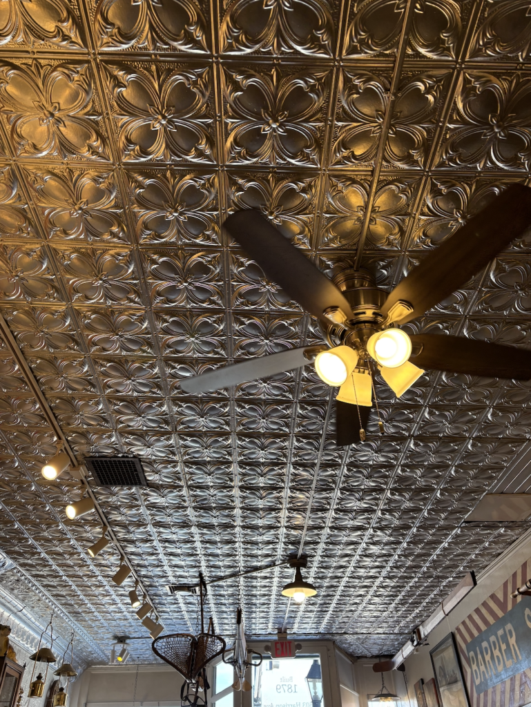 Tin Rooftop in a store on Harrison Ave