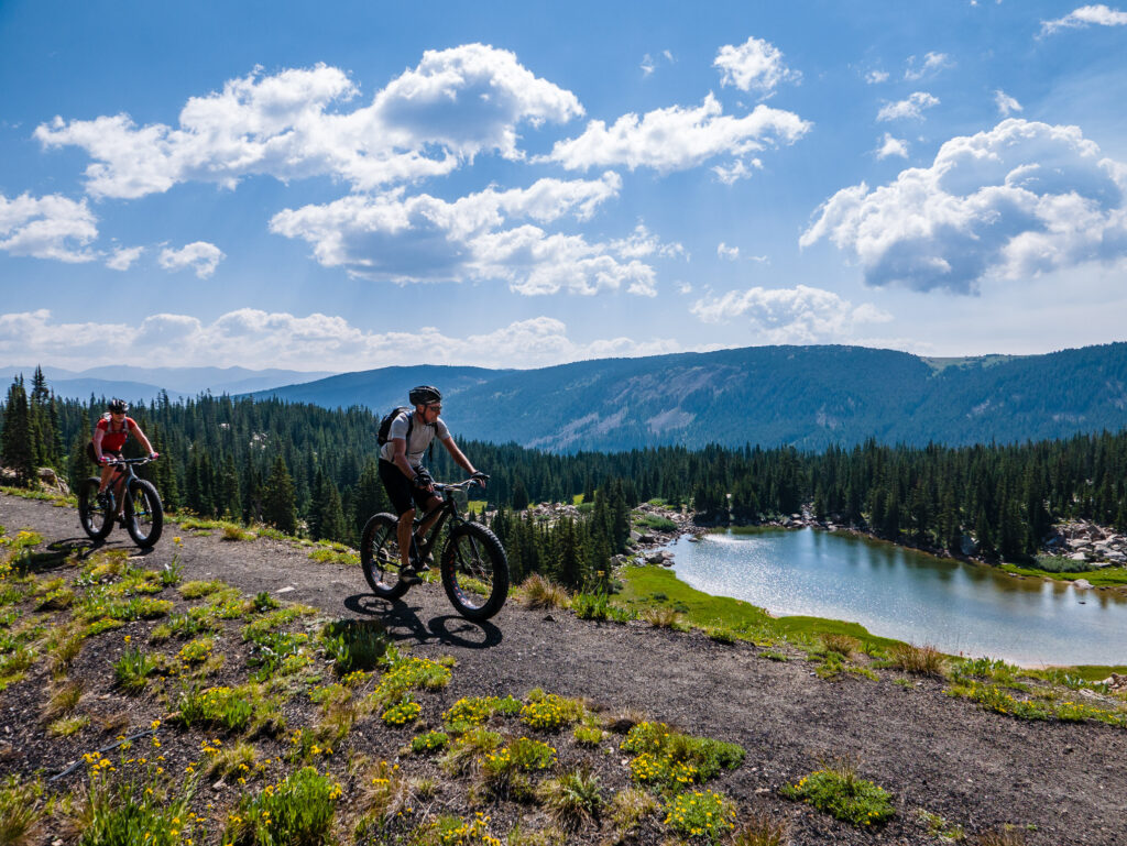 Fat biking Leadville-Twin Lakes Colorado