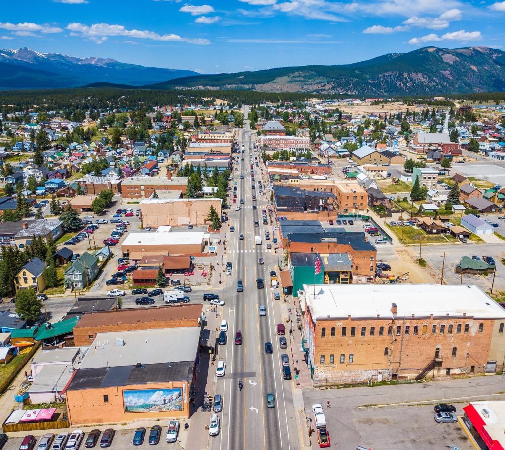 over look of downtown.