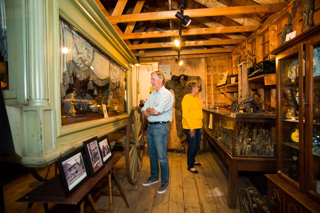 inside view of the house with eyes museum.