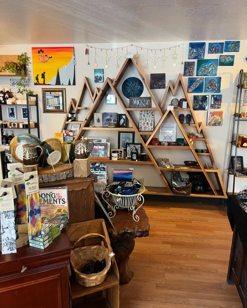 outside view of the iris moon emporium.