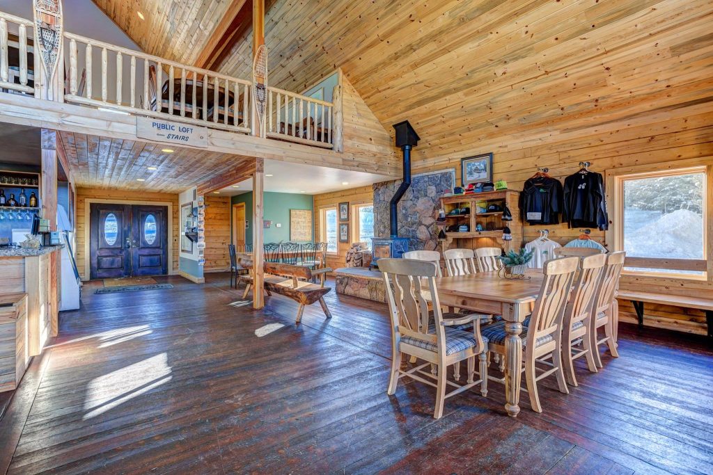 inside view of Tennessee pass Nordic center & cafe.