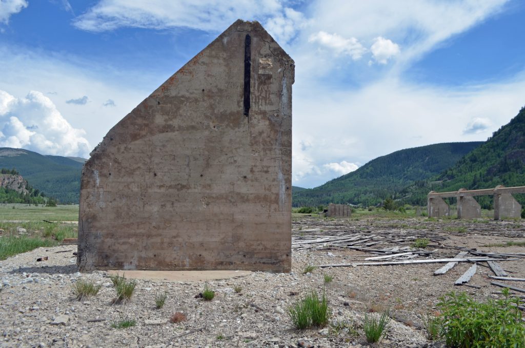 part of a old mining building.